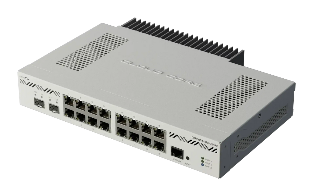 Ccr2004-16g-2s + pc mikrotik