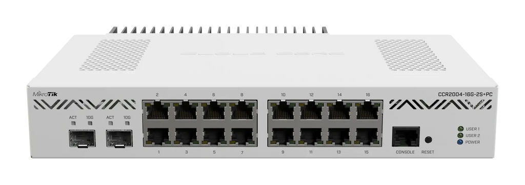 Ccr2004-16g-2s + pc mikrotik