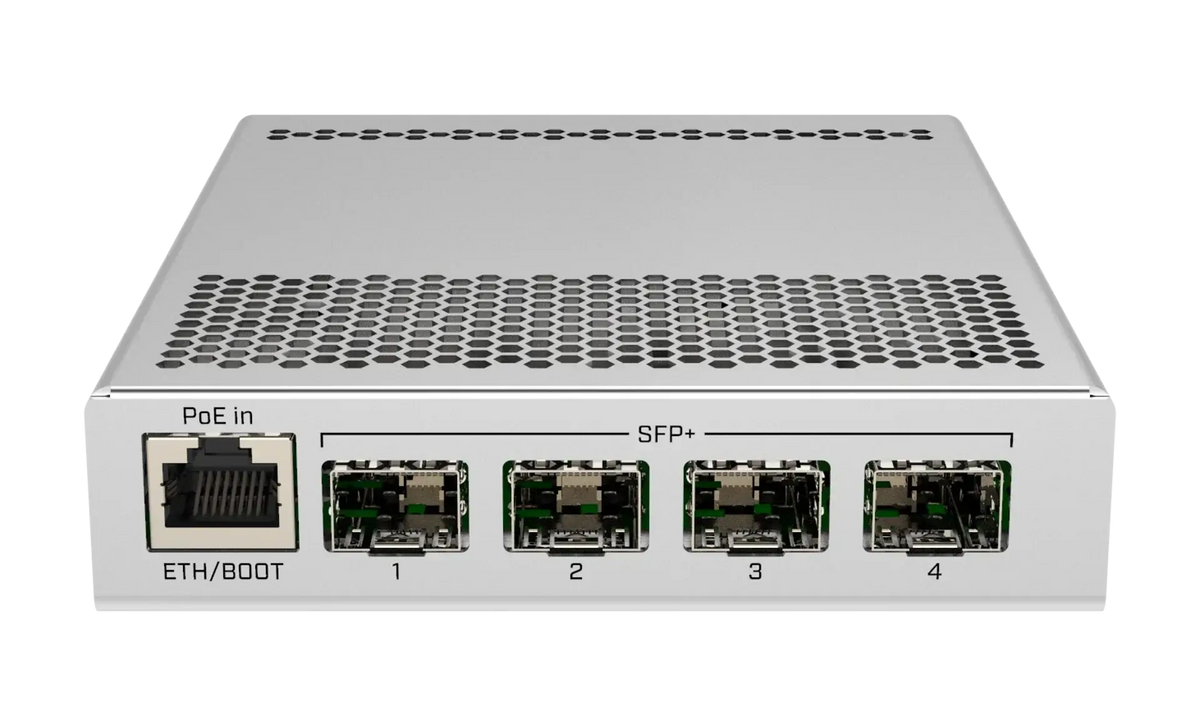 Crs305-1g-4s + in mikrotik crs305-1g-4s + in: compact 10gbps switch