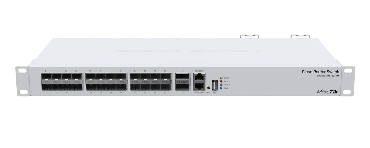 Crs326-24s + 2q + rm mikrotik crs326-24s + 2q + rm: high-speed networking switch